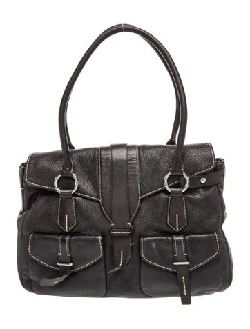 Leather Top Handle Bag