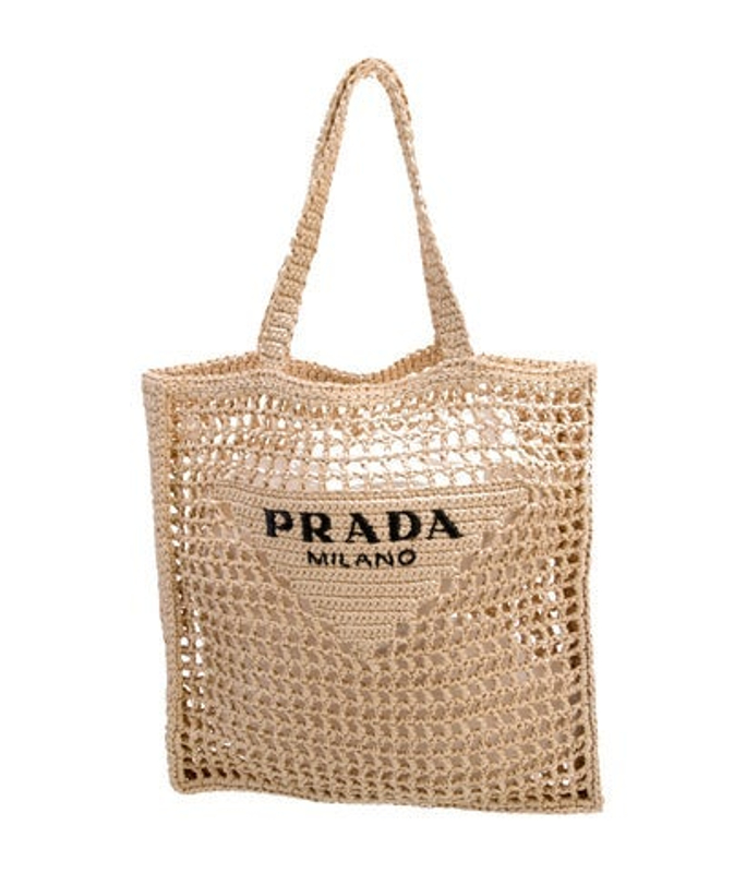 Prada Raffia Grass Tote