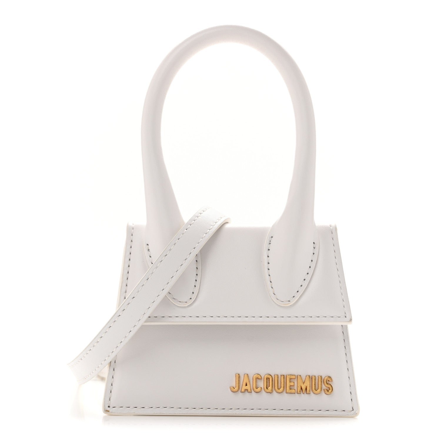 Jacquemus Smooth Calfskin Le Chiquito White