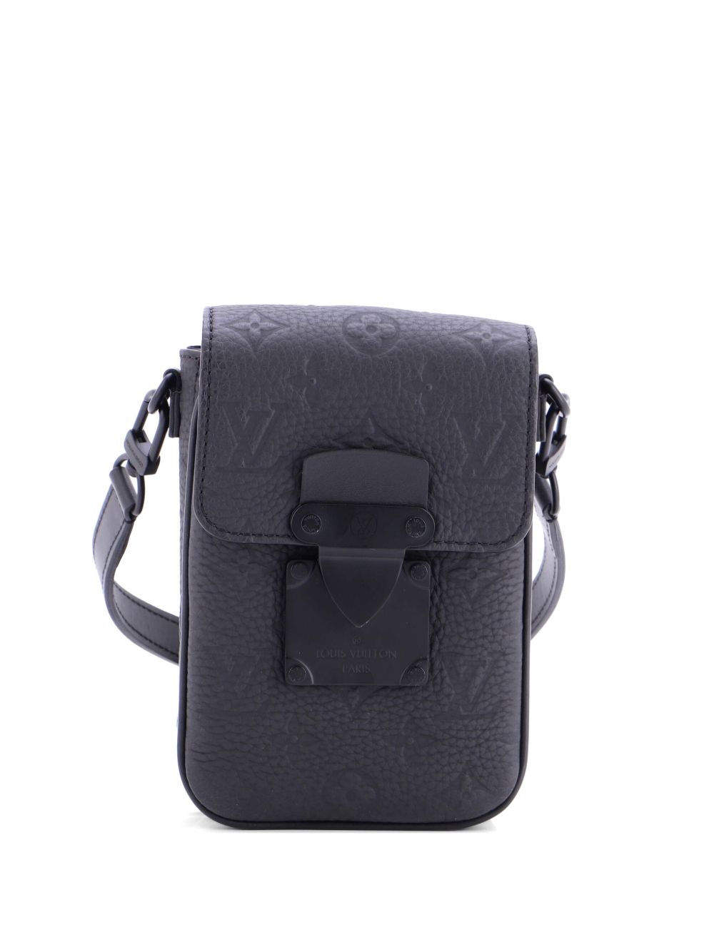 S Lock Vertical Wearable Wallet Monogram Taurillon Leather crossbody bag