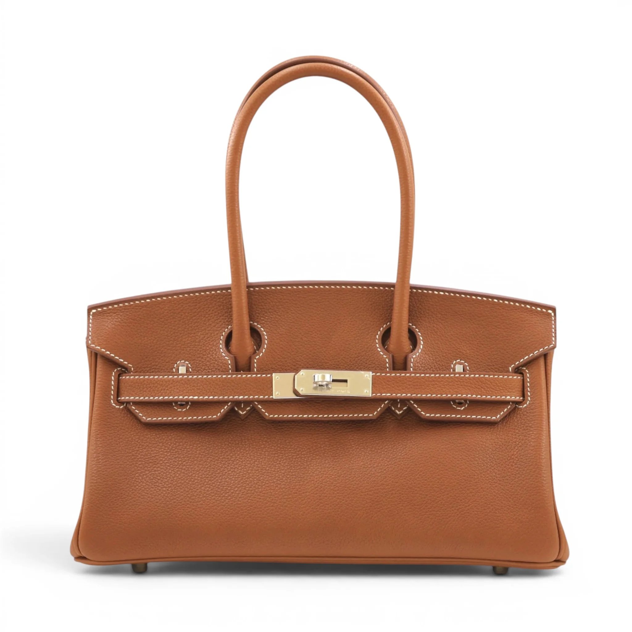 Hermes Birkin Shoulder Light 29 Fauve (34) Barenia Palladium hardware G (2026)