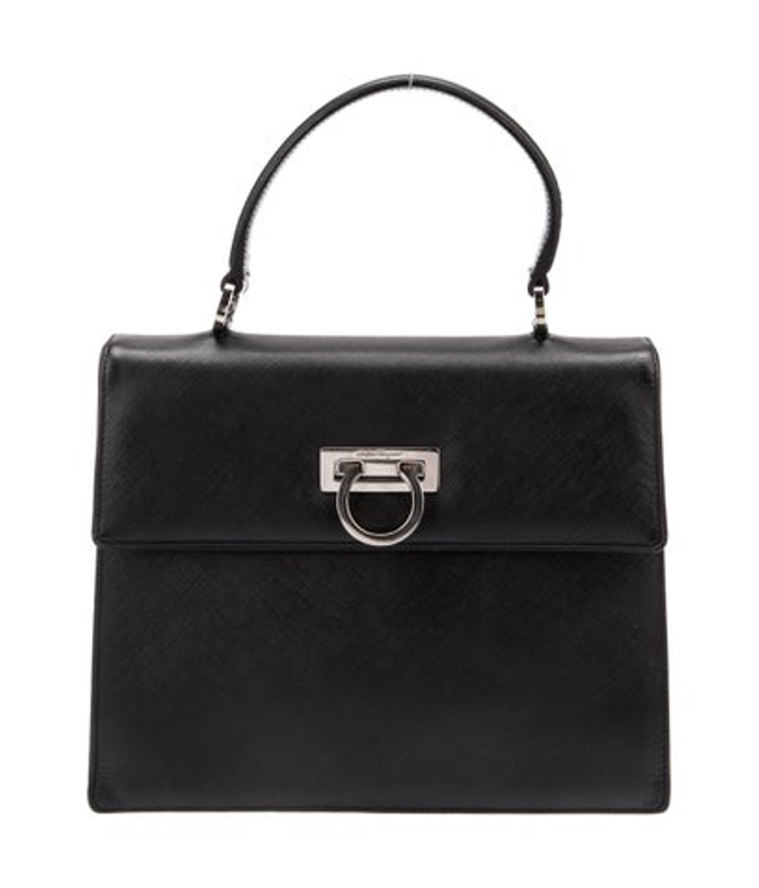 Salvatore Ferragamo Ferragamo Gancini Top Handle Bag