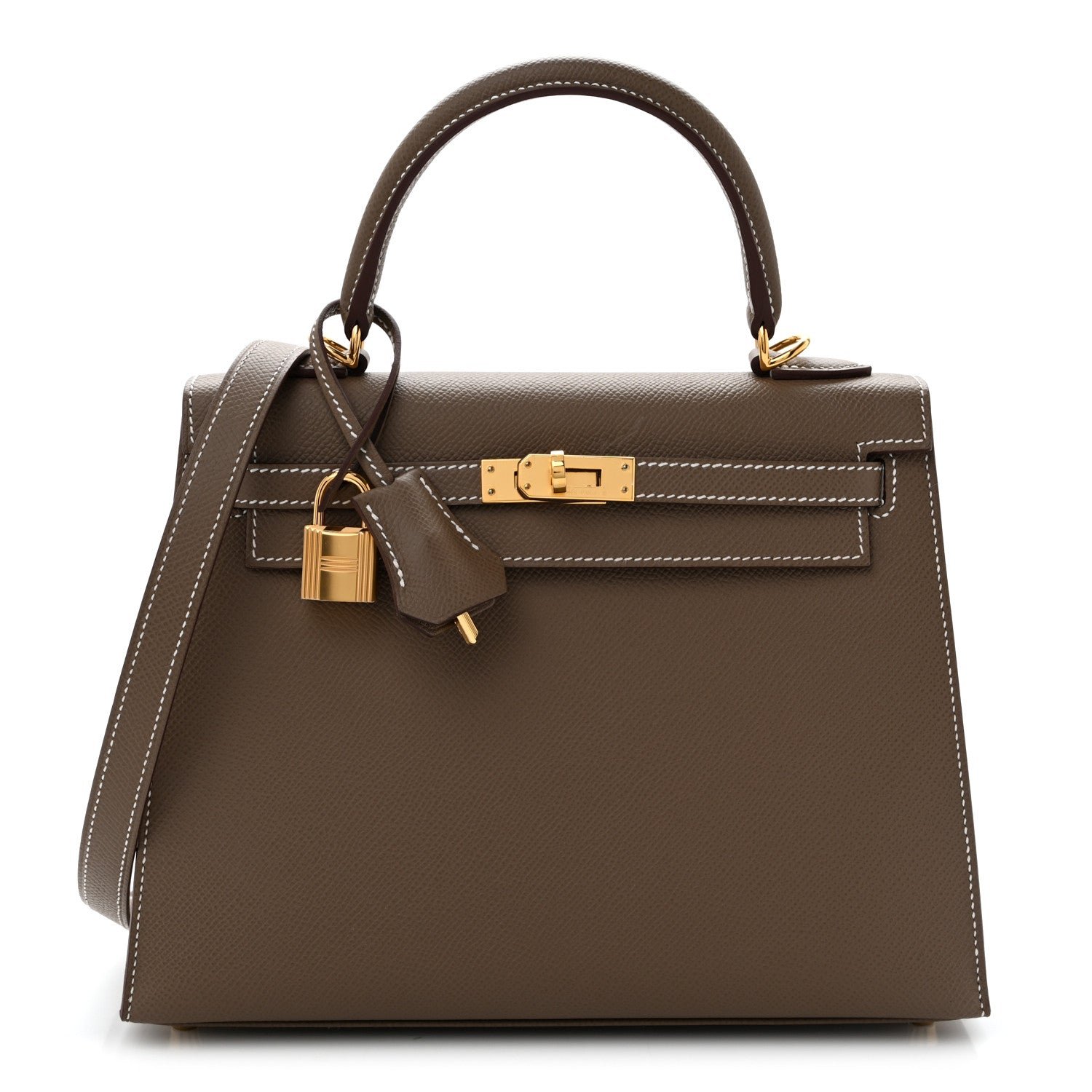 Hermes Epsom Kelly Sellier 25 Etoupe