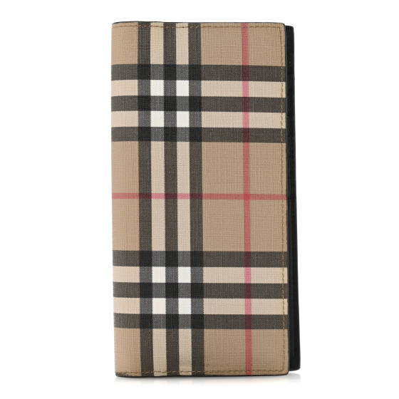 Burberry Vintage Check Continental Wallet Archive Beige