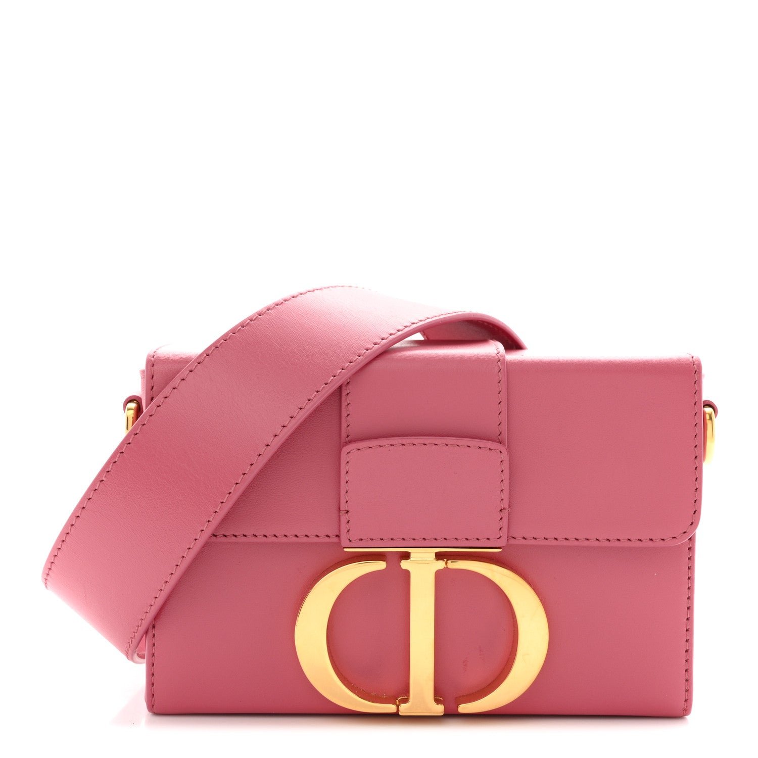 Christian Dior Smooth Calfskin 30 Montaigne Box Bag Pink