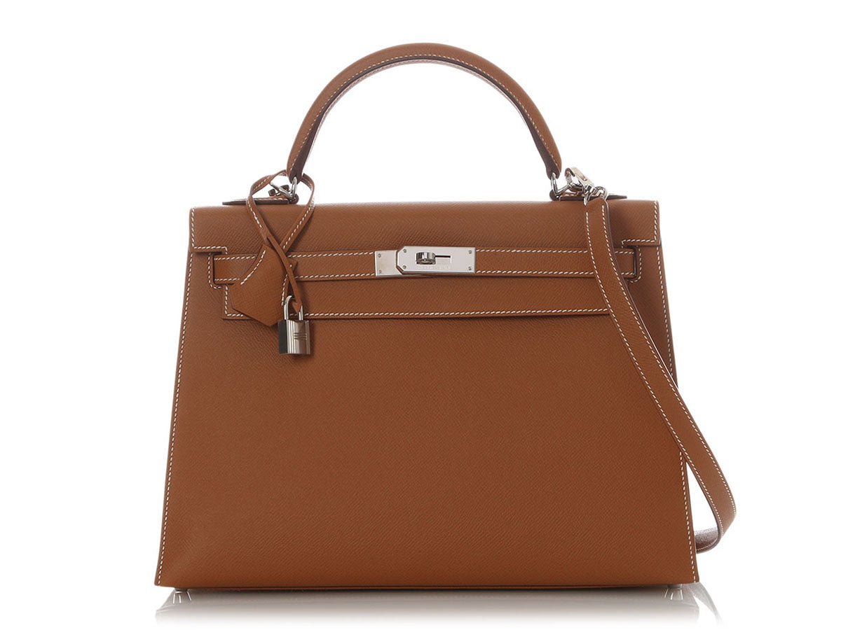 Hermes Hermès Gold Epsom Kelly 32