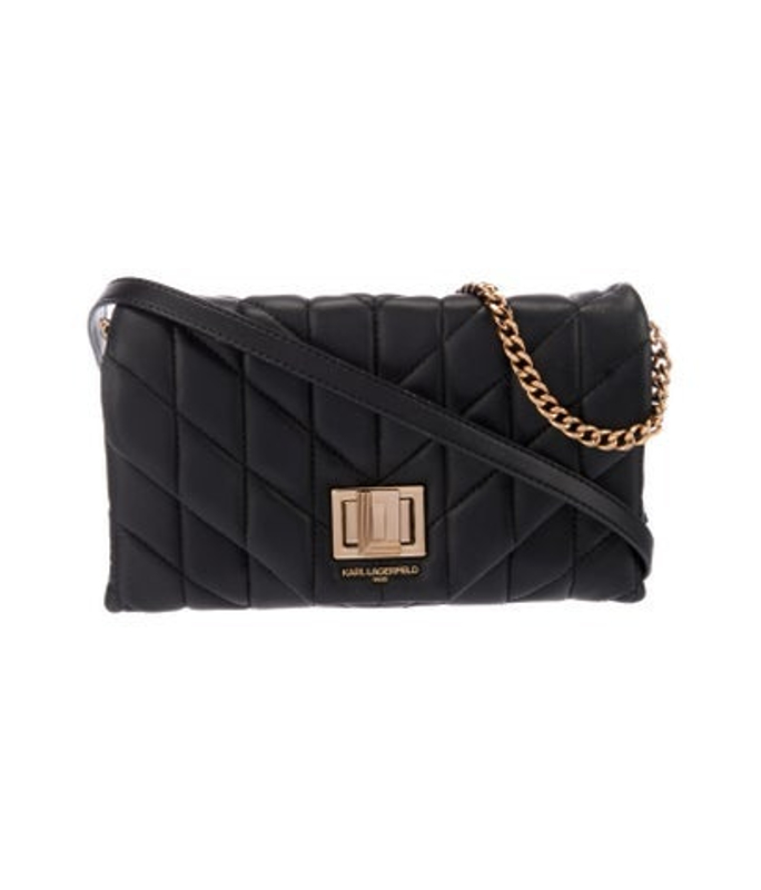 Karl Lagerfeld Lagerfeld Leather Messenger Bag