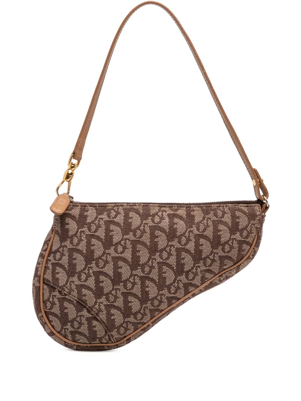 2002 Mini Diorissimo Canvas Saddle Pochette shoulder bag