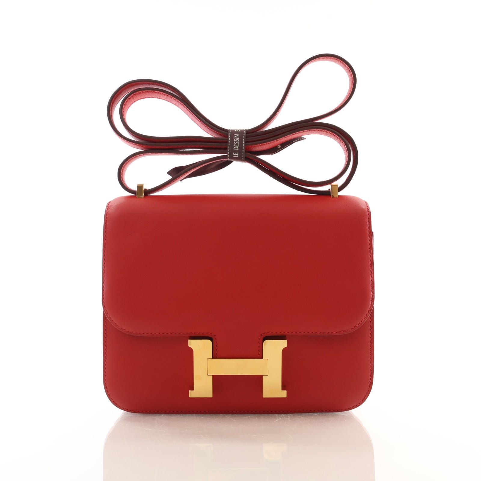 Hermes Rouge Casaque Swift Constance 18