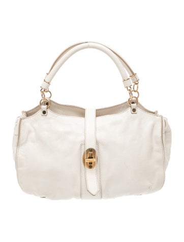 Burberry Leather Bucket Bag