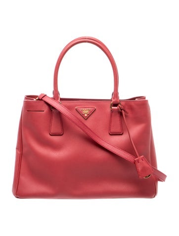 Saffiano Leather Top Handle Bag