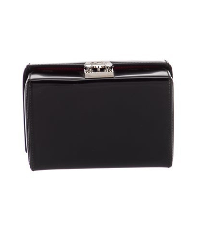 Mark Cross Cross Patent Leather Minaudiere