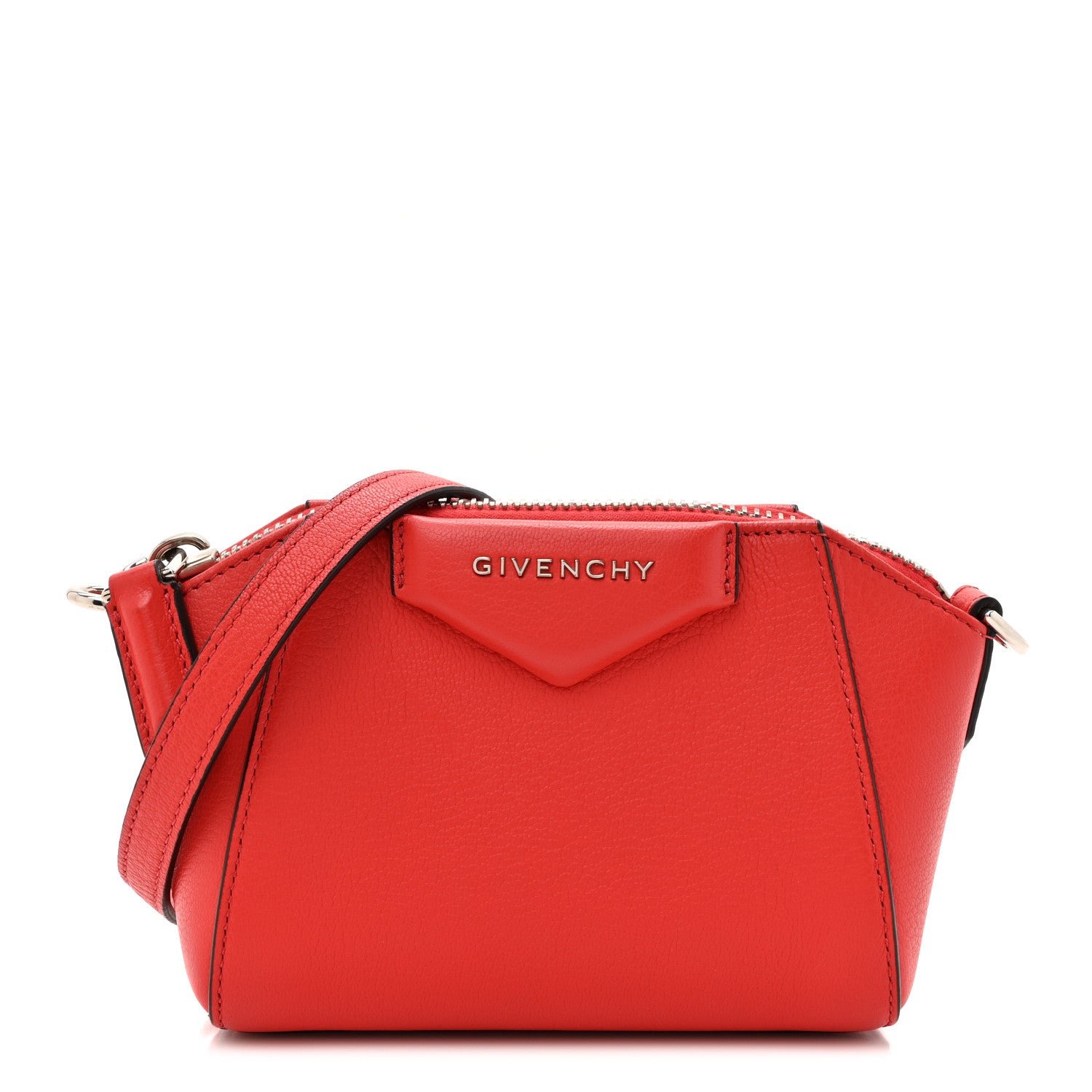 Givenchy Sugar Goatskin Nano Antigona Light Red