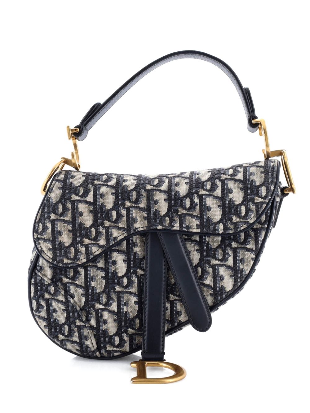 Saddle Handbag Oblique Canvas Mini shoulder bag