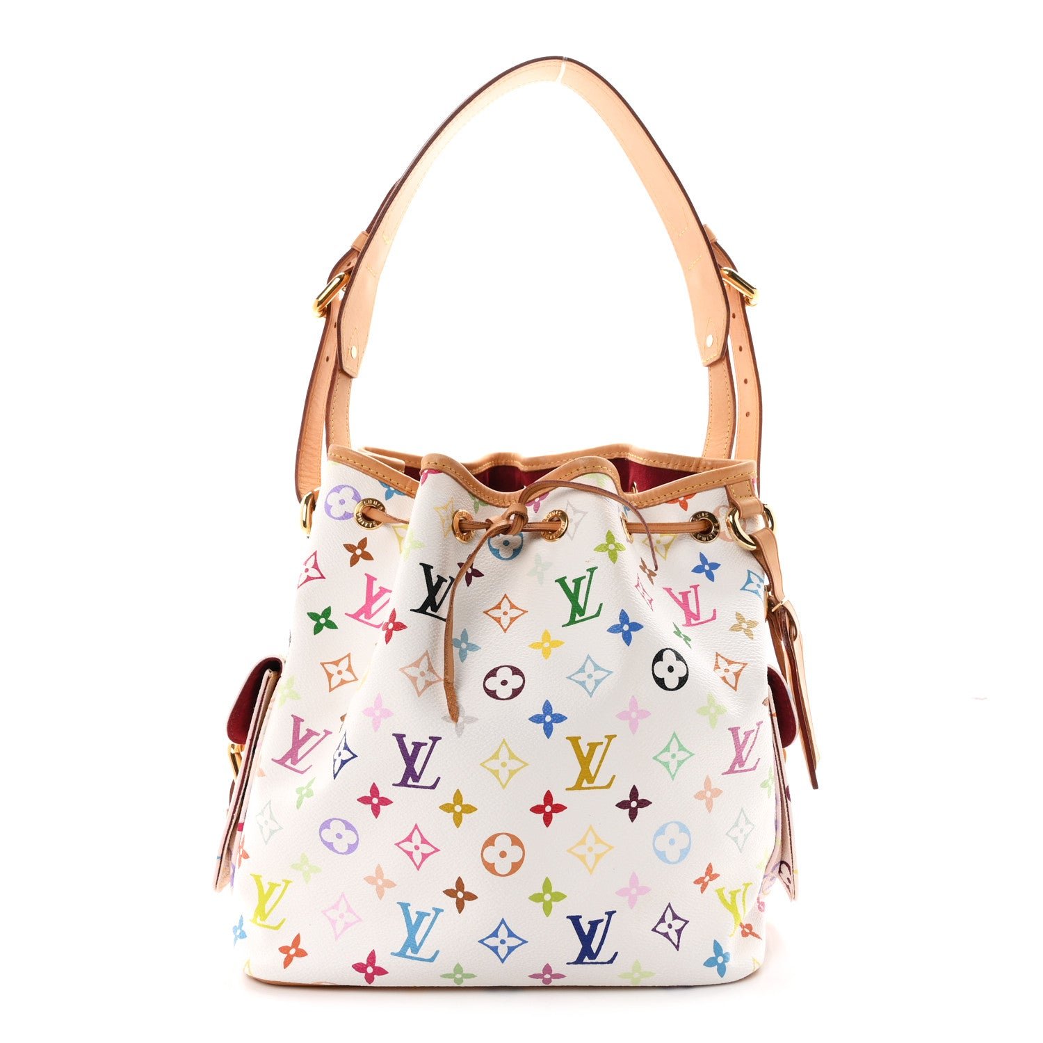 Louis Vuitton Monogram Multicolor Petit Noe White