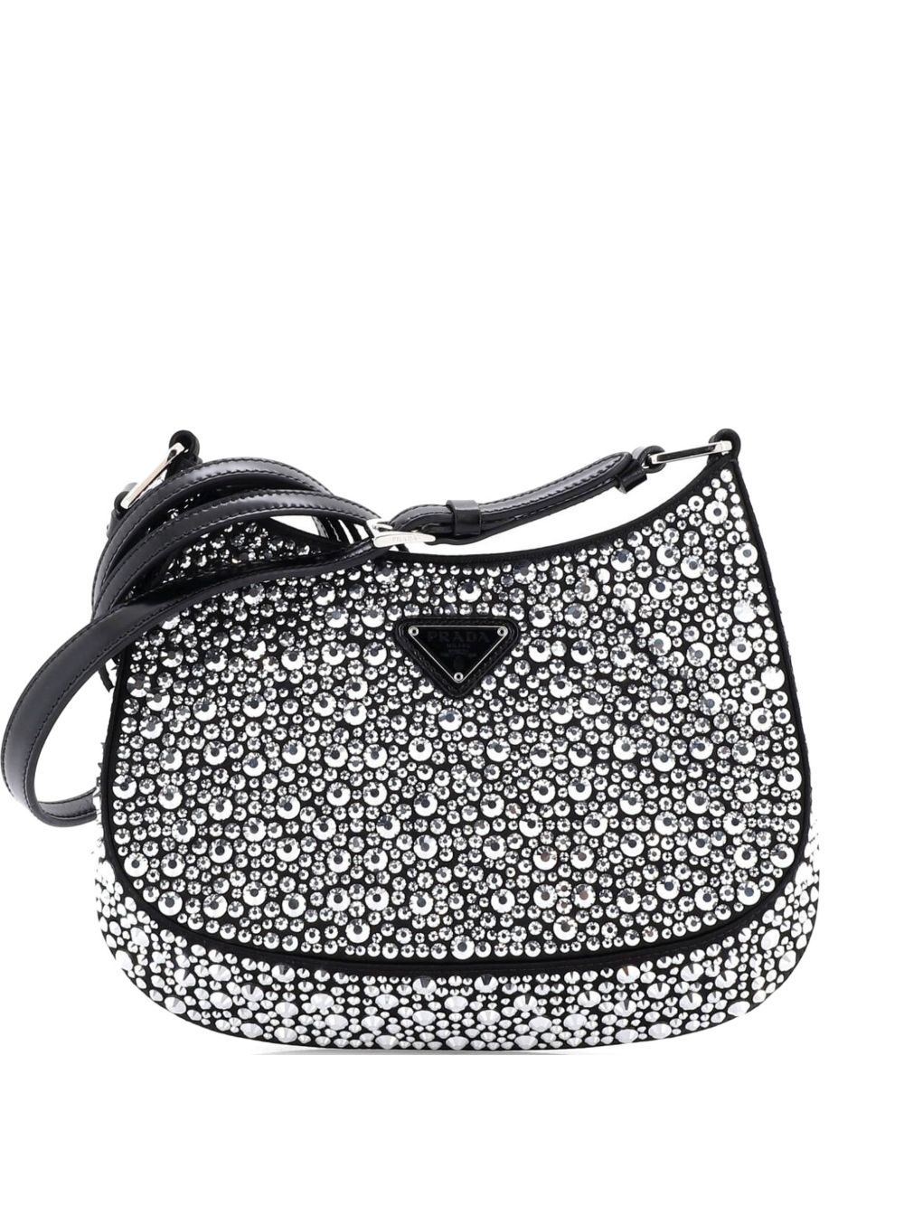 Cleo Shoulder Bag Crystal Embellished Satin Small crossbody bag