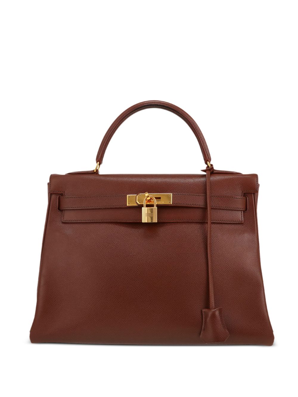 1996 Kelly 32 Courchevel leather tote bag