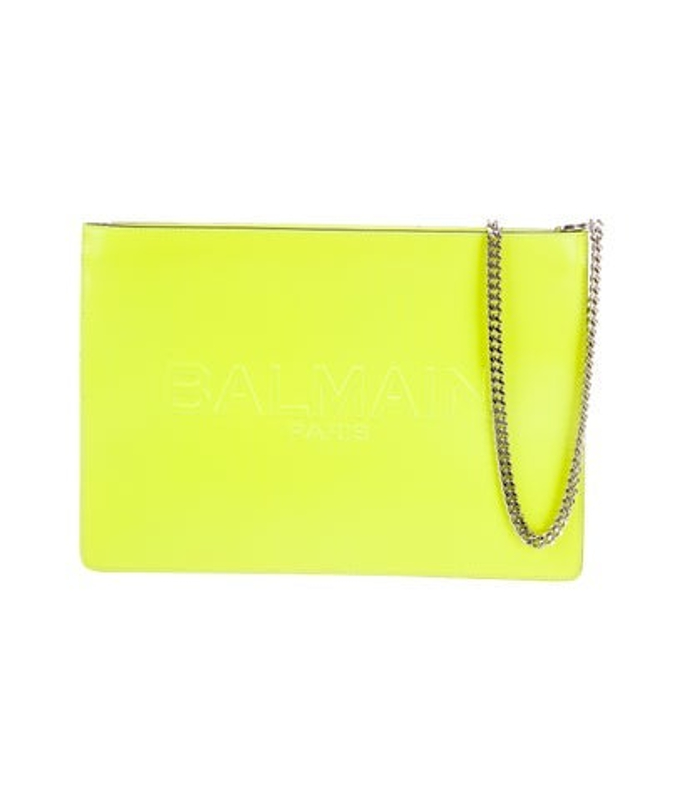 Balmain Leather Clutch