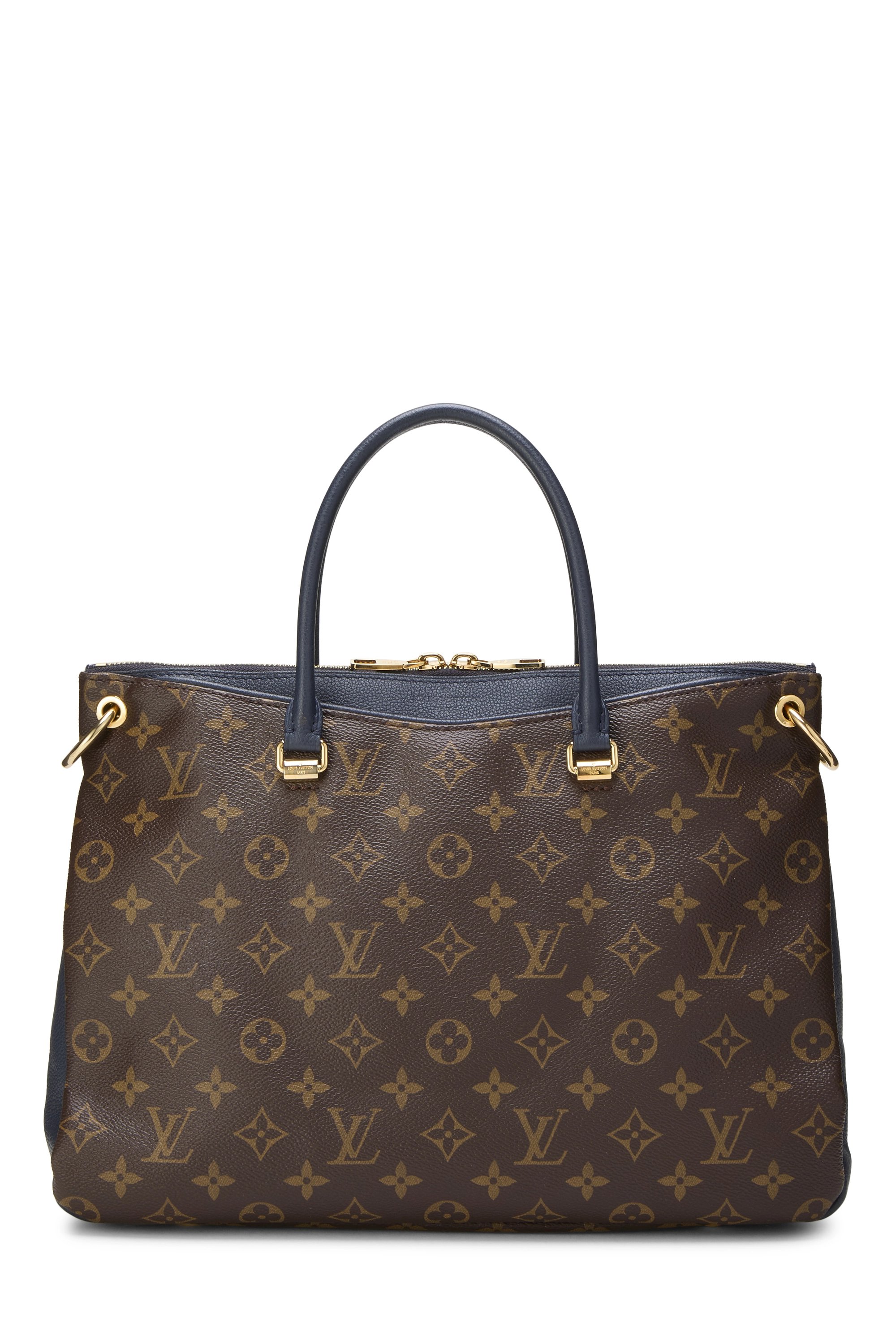 Navy Monogram Canvas Pallas