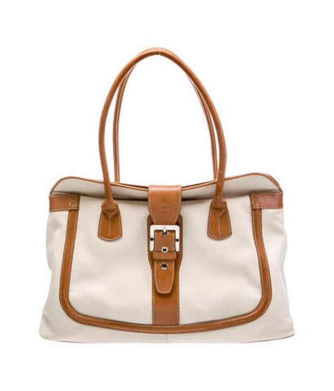 Tod's S Canvas Shoulder Bag