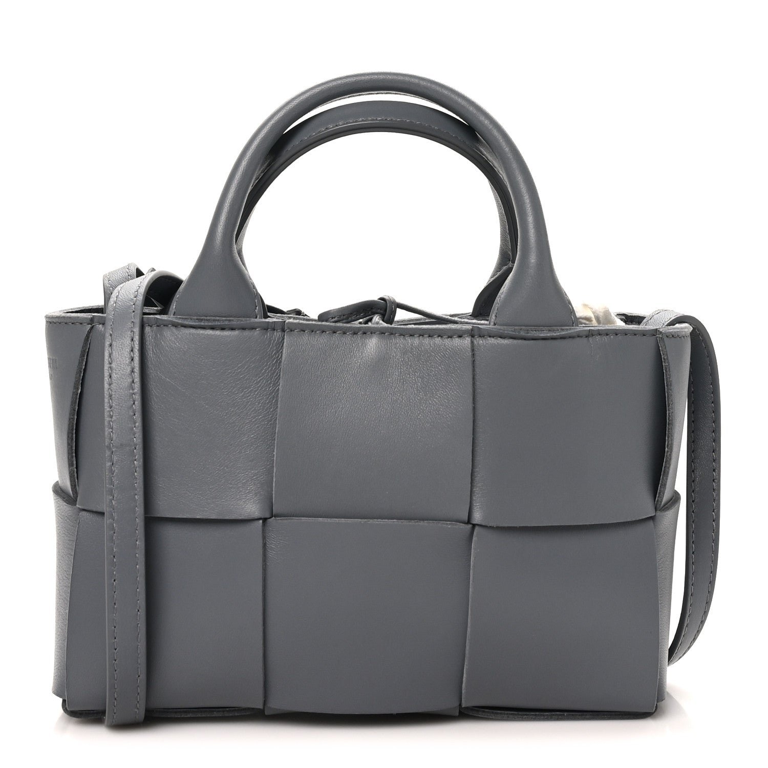 Bottega Veneta Bottega Veneta Nappa Maxi Intrecciato Mini Arco Tote Thunder Thunder