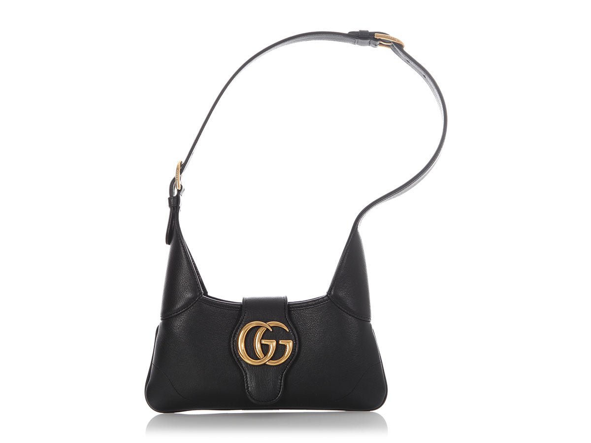Gucci Gucci Small Black Goatskin Aphrodite