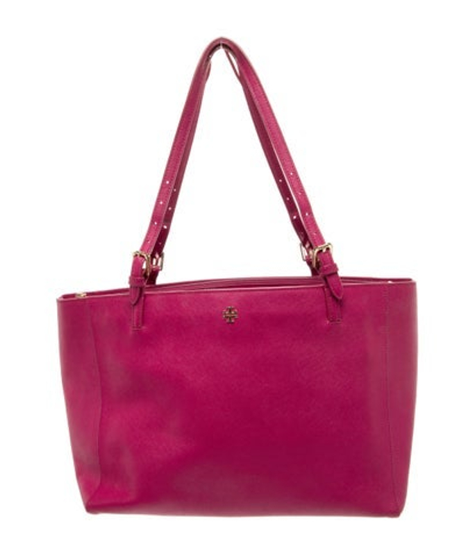 Tory Burch Burch Saffiano Leather Tote