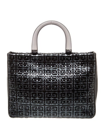 Straw Top Handle Bag