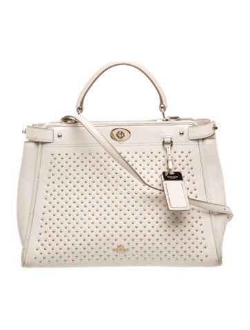 Leather Top Handle Bag
