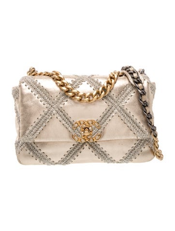 Medium Crochet 19 Flap Bag