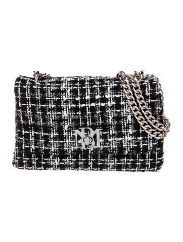 Badgley Mischka Tweed Shoulder Bag