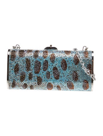 Judith Leiber Crystal Minaudière w/ Tags