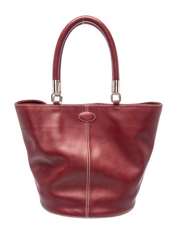Leather Bucket Bag