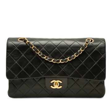Medium Classic Lambskin Double Flap