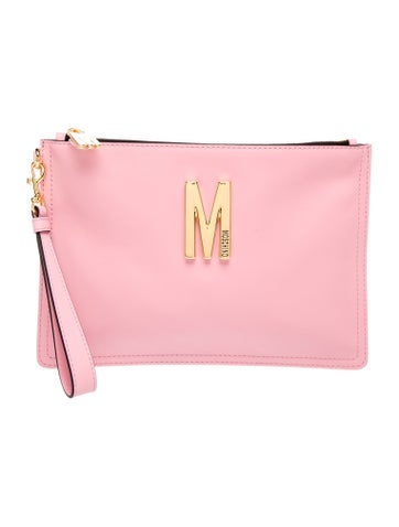 Moschino Leather Clutch