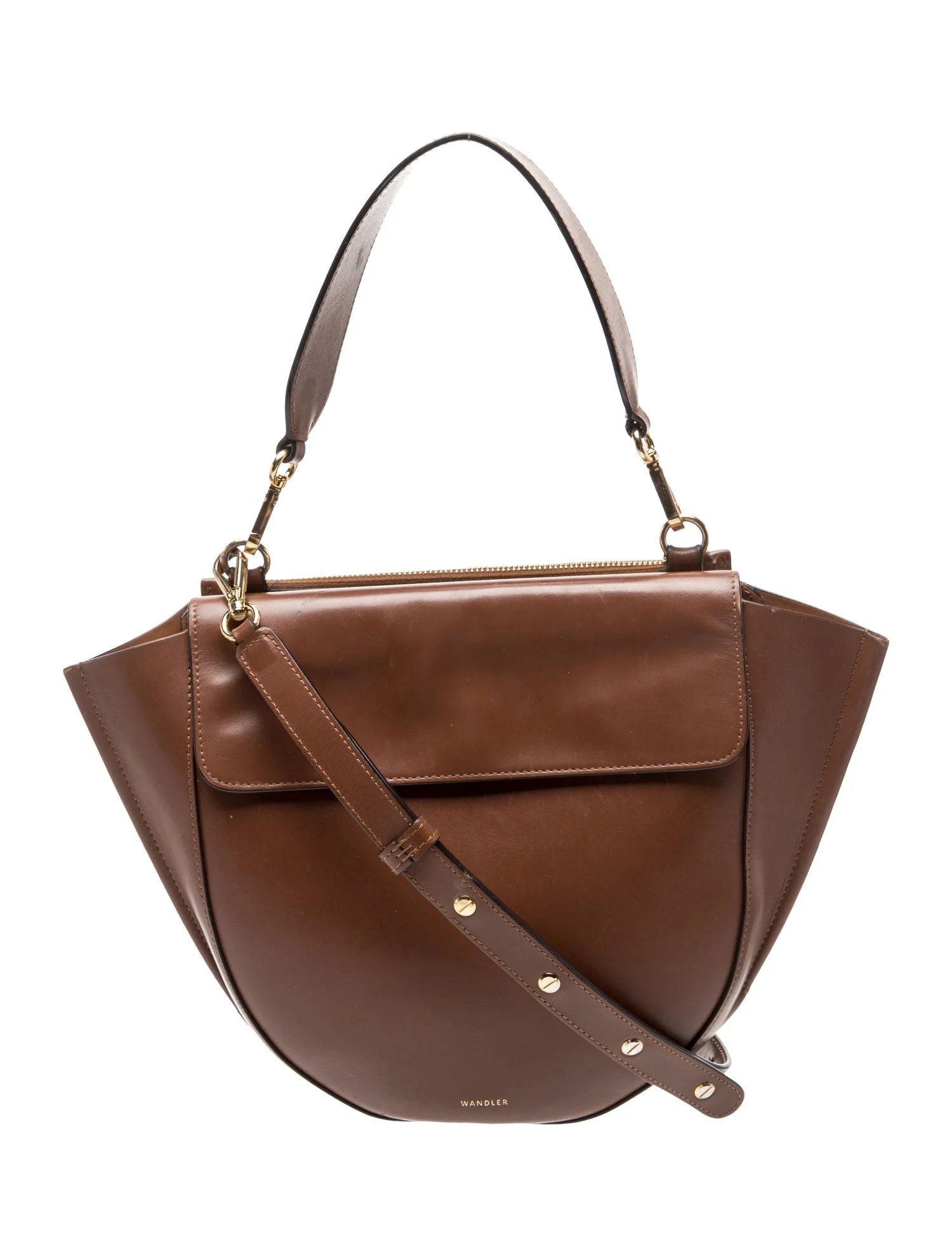 Wandler Leather Top Handle Bag