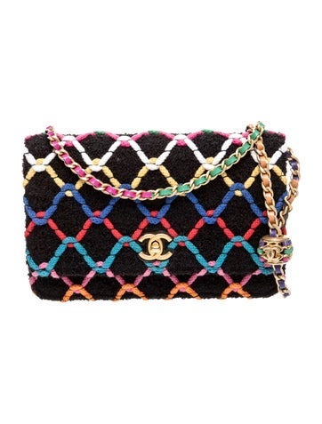 Tweed Pearl Crush Wallet On Chain