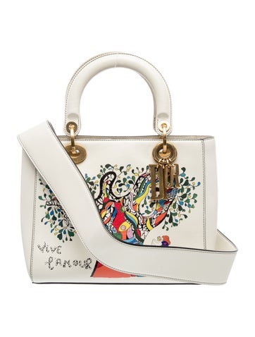 Leather Lady Dior Medium