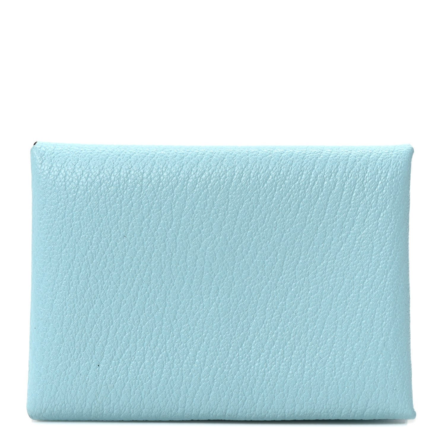 Hermes Chevre Mysore Calvi Duo Card Case Bleu Zephyr