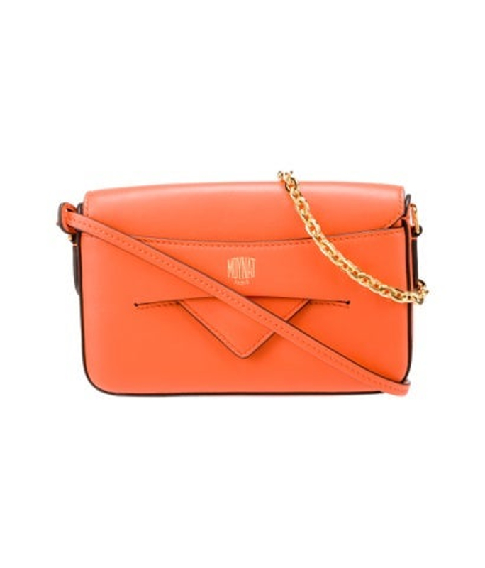 Moynat Leather Enveloppe Chain