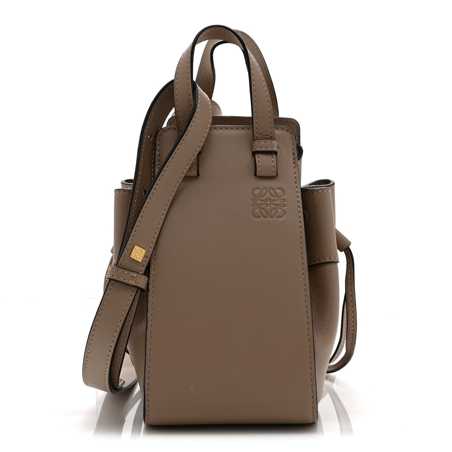 Loewe Calfskin Mini Hammock Shoulder Bag Light Oat
