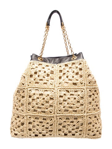 Dolce & Gabbana Raffia Tote