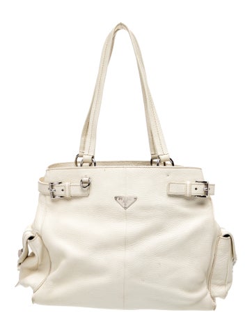 Enameled Metal Triangle Top Handle Bag