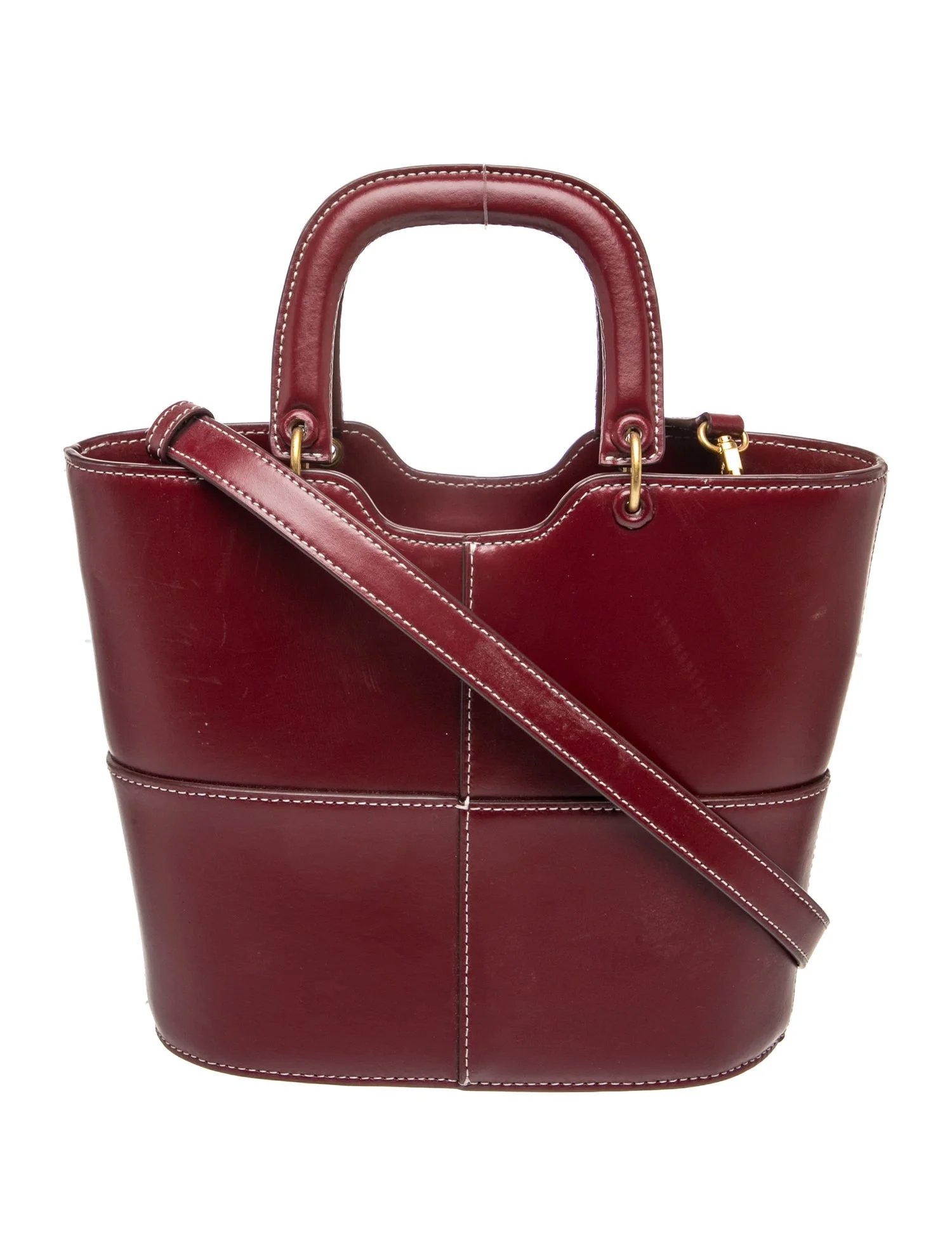 Leather Top Handle Bag