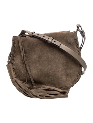 Suede Crossbody Bag