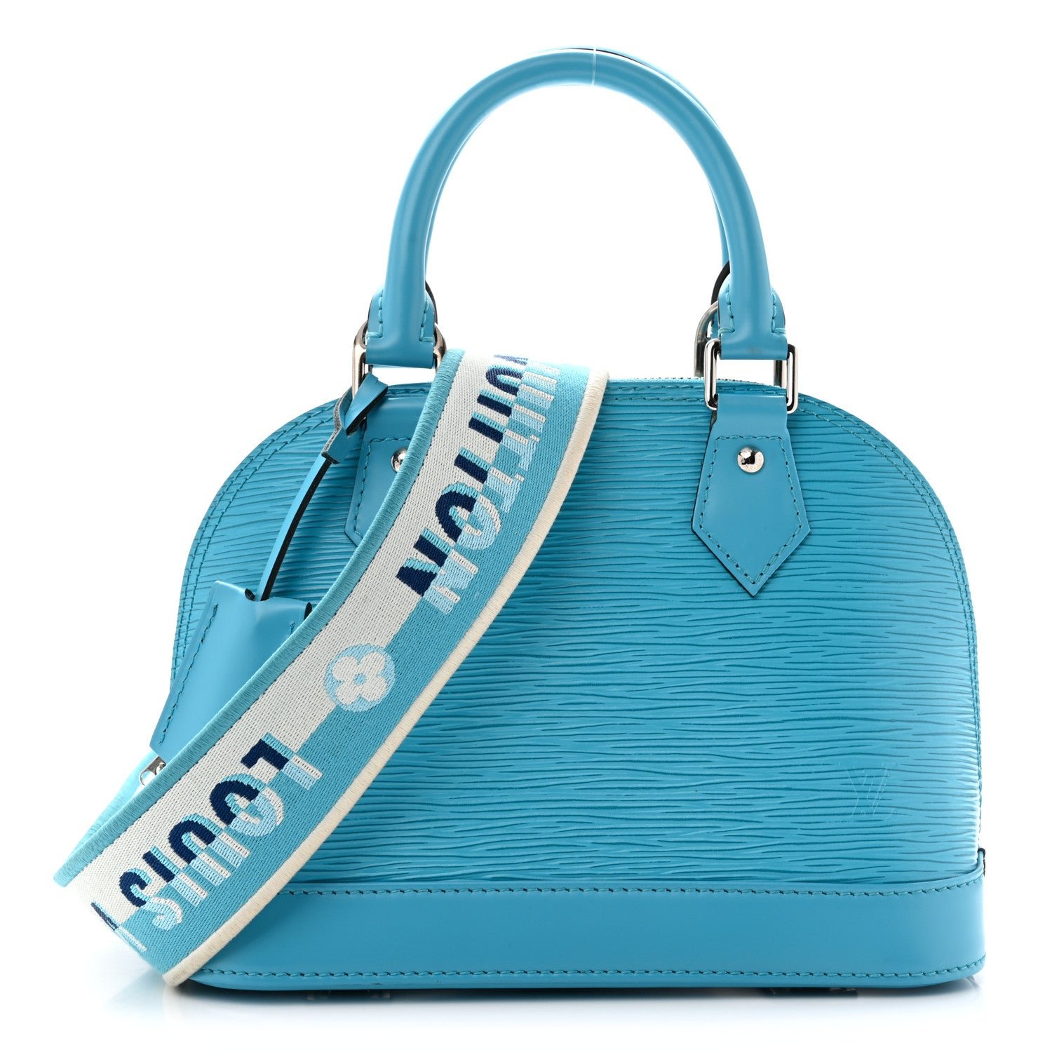 Louis Vuitton Epi Jacquard Alma BB Turquoise