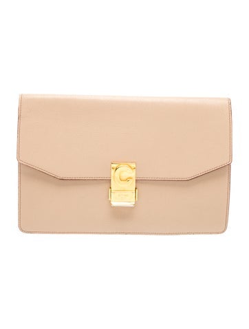 Celine Leather Vintage Clutch