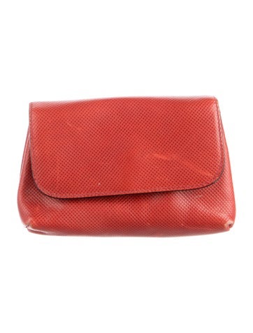 Embossed Leather Clutch Vintage