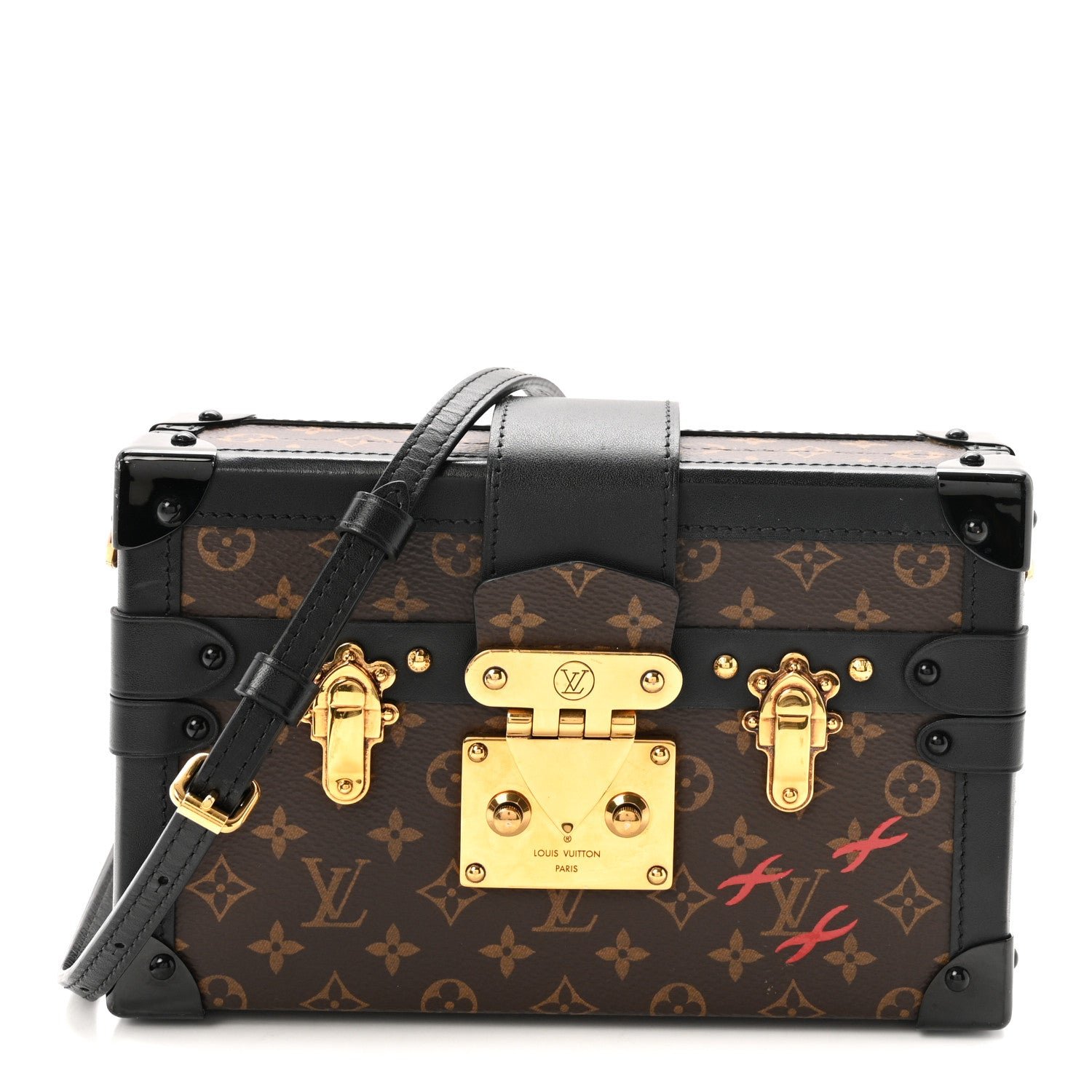 Louis Vuitton Monogram Petite Malle Black