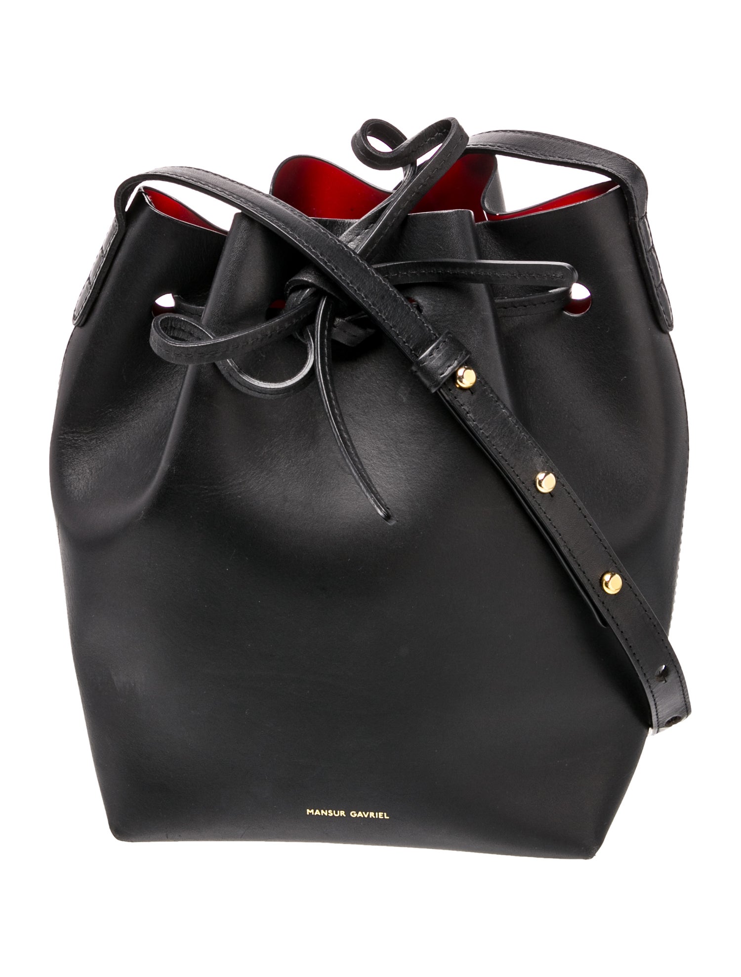 Mansur Gavriel Leather Bucket Bag